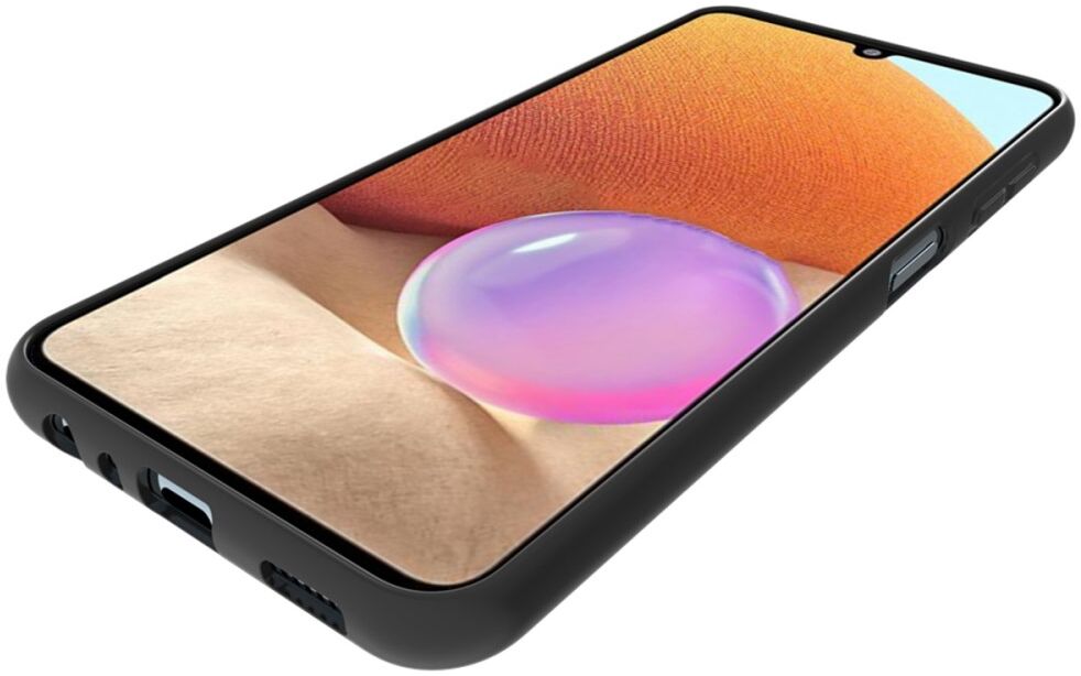 Samsung Galaxy A13 4G Hoesje Dun TPU Matte Back Cover Zwart afbeelding 5