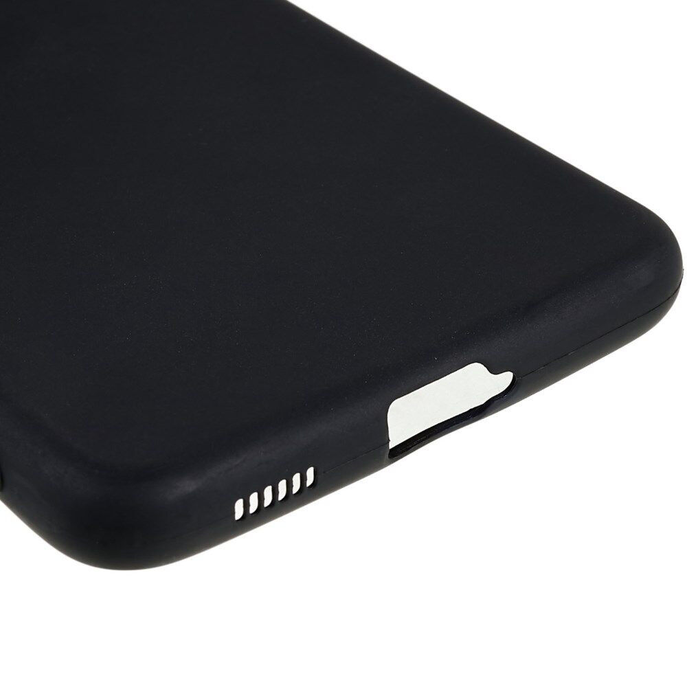 Samsung Galaxy S21 Plus Hoesje Dun TPU Matte Back Cover Zwart afbeelding 5