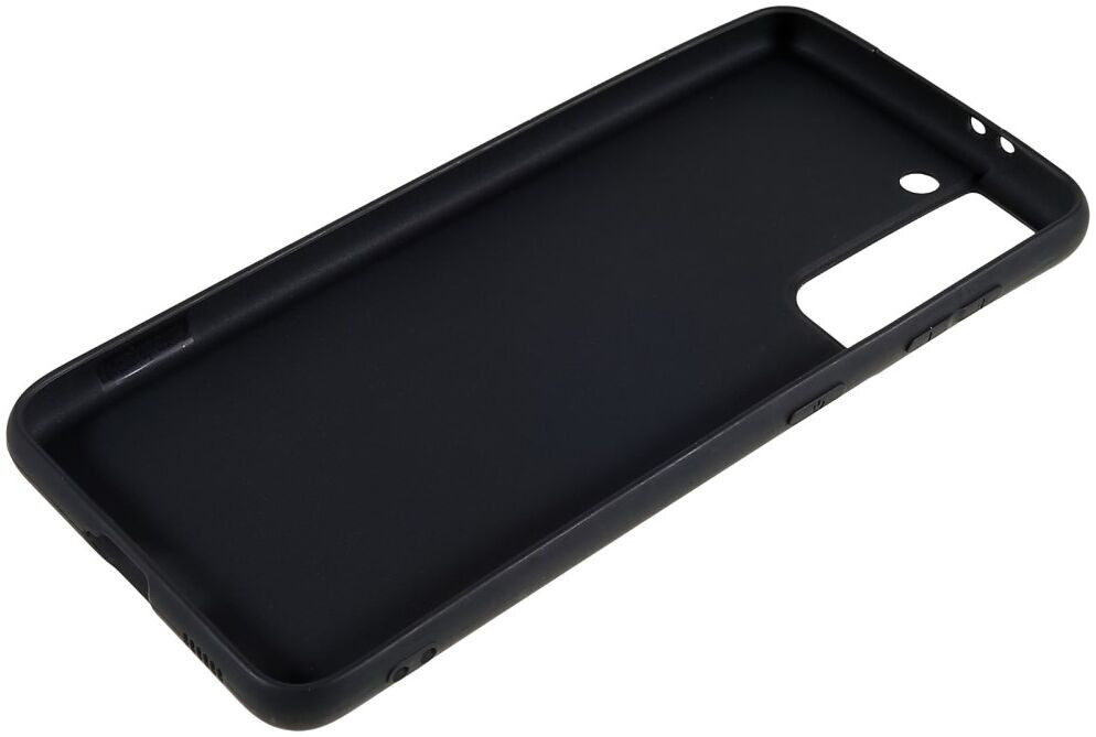 Samsung Galaxy S21 Plus Hoesje Dun TPU Matte Back Cover Zwart afbeelding 7