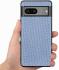 Google Pixel 7a Hoesje Carbon Fiber Back Cover Blauw afbeelding 3