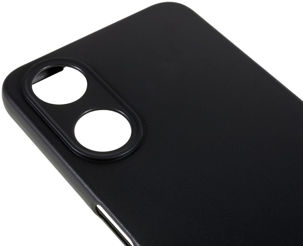 Oppo A58 5G / A78 Hoesje Matte Back Cover Dun TPU Zwart afbeelding 7