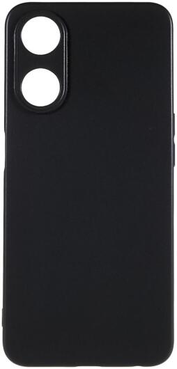 Oppo A58 5G / A78 Hoesje Matte Back Cover Dun TPU Zwart afbeelding 3