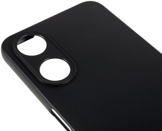 Oppo A58 5G / A78 Hoesje Matte Back Cover Dun TPU Zwart afbeelding 7