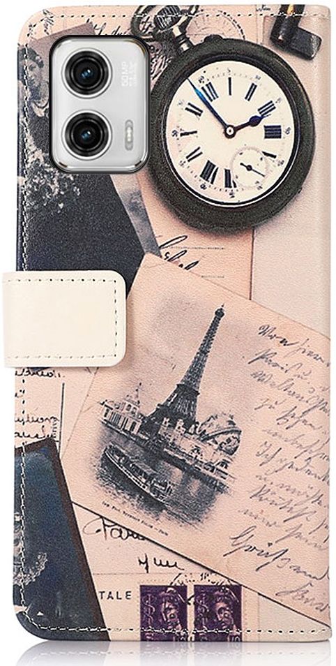 Motorola Moto G73 Hoesje Portemonnee Book Case Eiffel Toren afbeelding 6
