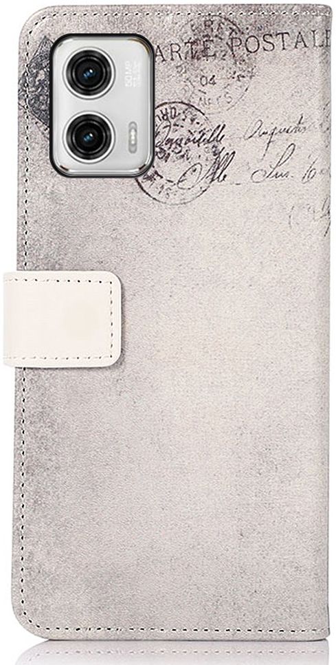 Motorola Moto G73 Hoesje Portemonnee Book Case Kat Print afbeelding 6