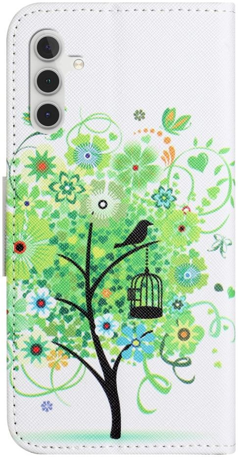 Samsung Galaxy A24 Hoesje Portemonnee Book Case Boom Print afbeelding 5