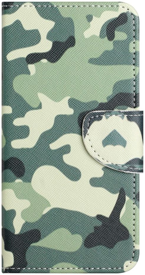 Samsung Galaxy A24 Hoesje Portemonnee Book Case Camo Print afbeelding 1