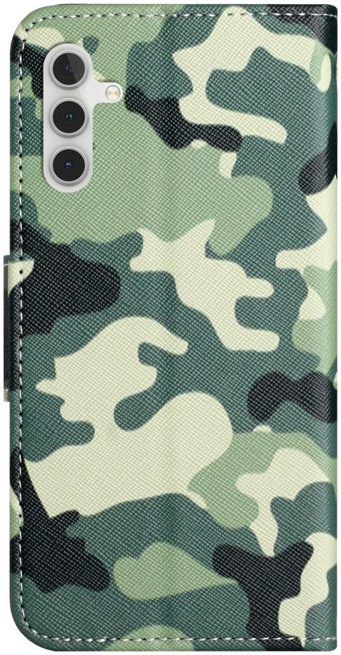 Samsung Galaxy A24 Hoesje Portemonnee Book Case Camo Print afbeelding 5