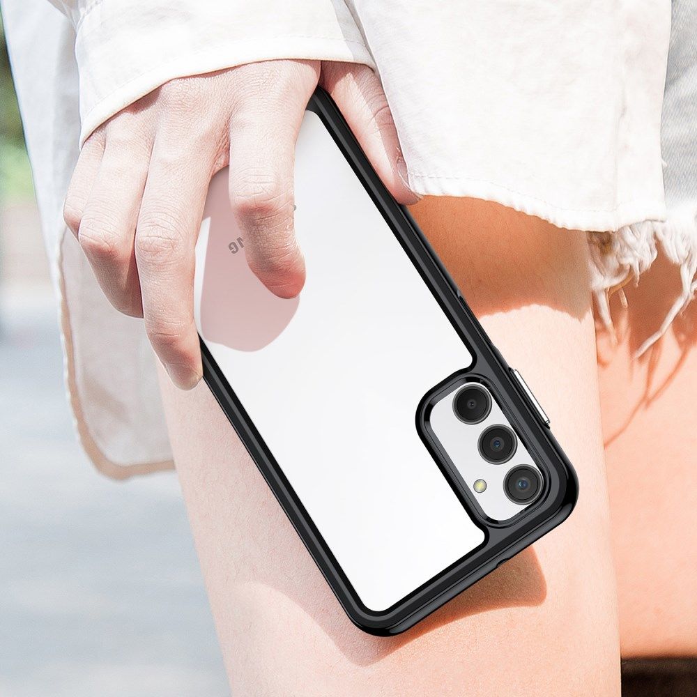 Samsung Galaxy A24 Hoesje Hybride Back Cover Zwart afbeelding 8