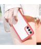 Samsung Galaxy A24 Hoesje Hybride Back Cover Rood