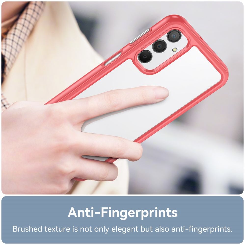 Samsung Galaxy A24 Hoesje Hybride Back Cover Rood afbeelding 4
