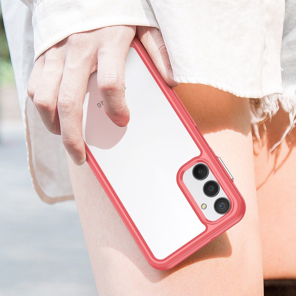 Samsung Galaxy A24 Hoesje Hybride Back Cover Rood afbeelding 8