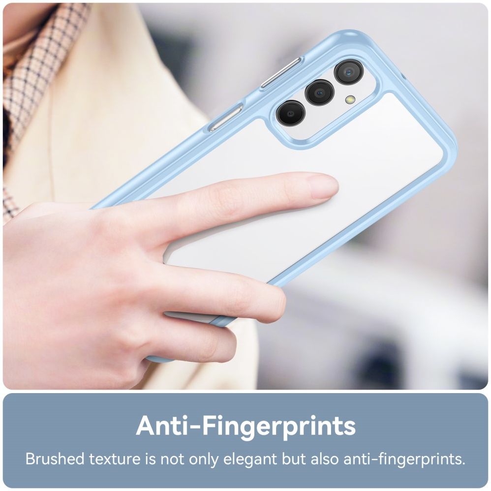 Samsung Galaxy A24 Hoesje Hybride Back Cover Blauw afbeelding 4