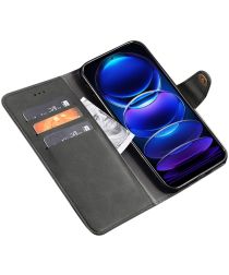 Xiaomi Redmi A1 A2 Hoesje Wallet Book Case Kunstleer Zwart