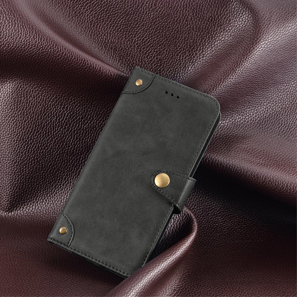 Xiaomi Redmi A1 A2 Hoesje Wallet Book Case Kunstleer Zwart afbeelding 4