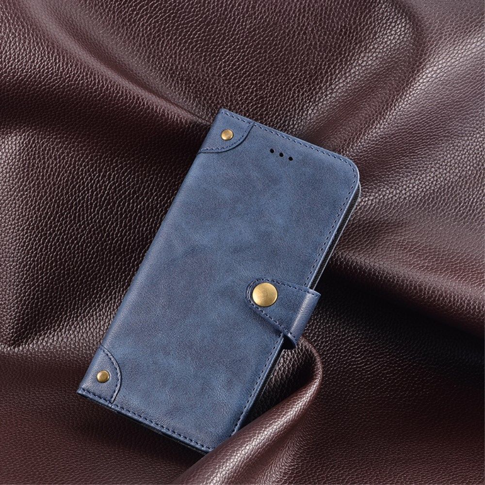 Xiaomi Redmi A1 / A2 Hoesje Wallet Book Case Kunstleer Blauw afbeelding 4
