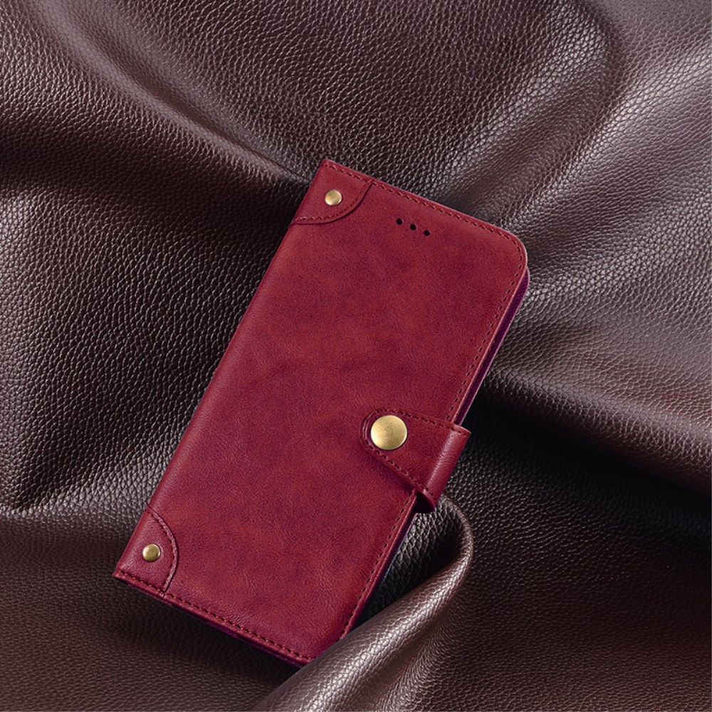 Xiaomi Redmi A1 / A2 Hoesje Wallet Book Case Kunstleer Rood afbeelding 4