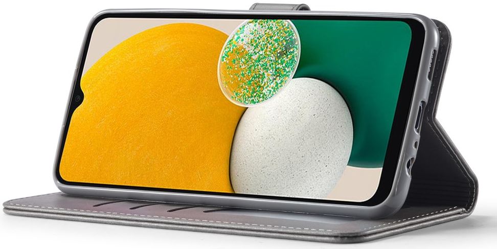LC.IMEEKE Samsung Galaxy A24 Hoesje Portemonnee Book Case Grijs afbeelding 6