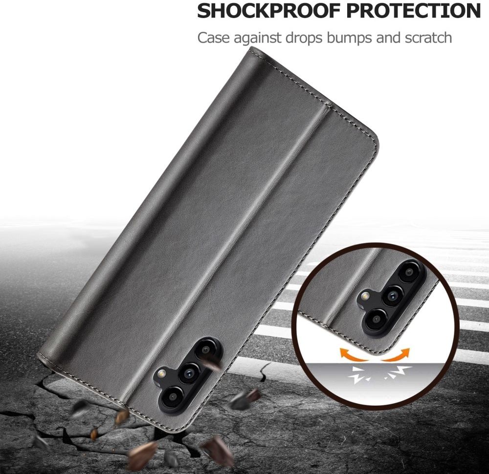 LC.IMEEKE Samsung Galaxy A24 Hoesje Portemonnee Book Case Grijs afbeelding 8