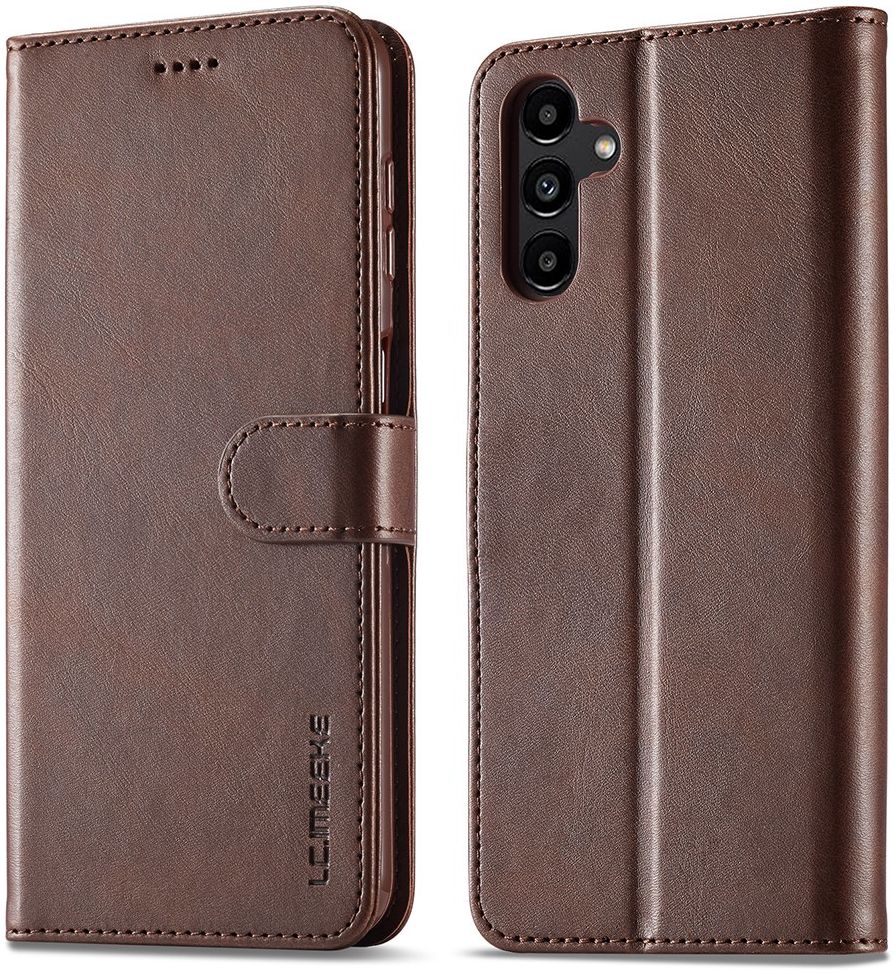LC.IMEEKE Samsung Galaxy A24 Hoesje Portemonnee Book Case Bruin afbeelding 3