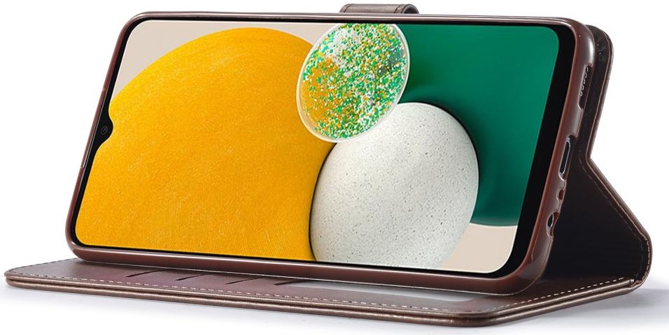 LC.IMEEKE Samsung Galaxy A24 Hoesje Portemonnee Book Case Bruin afbeelding 6