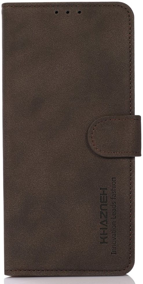 KHAZNEH Google Pixel 7a Hoesje Retro Wallet Book Case Bruin afbeelding 7
