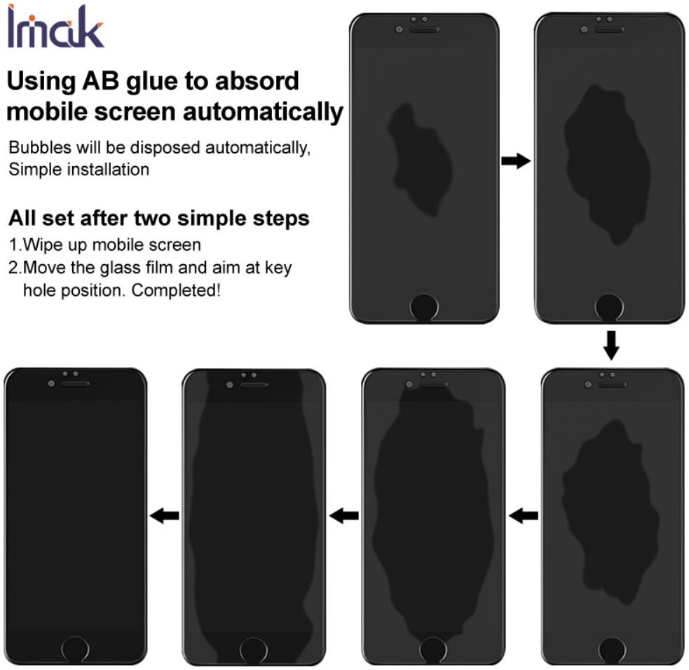 Imak H Motorola Moto G73 Screen Protector 9H Tempered Glass afbeelding 6