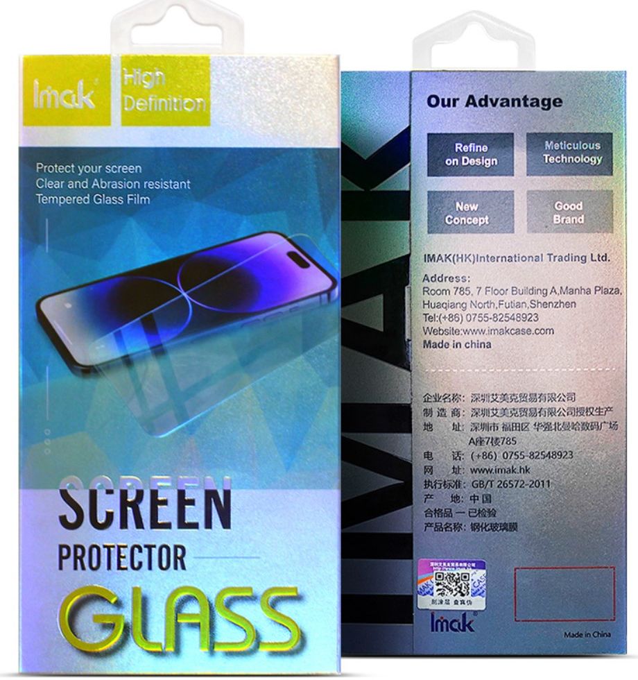 Imak H Motorola Moto G73 Screen Protector 9H Tempered Glass afbeelding 7