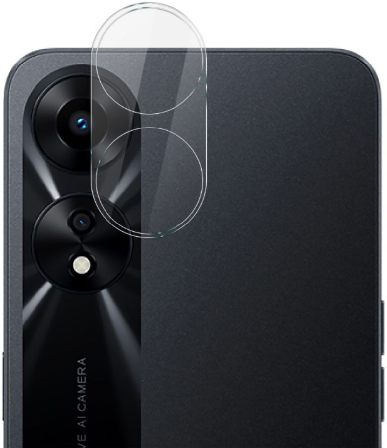 Imak Oppo A58 5G / A78 5G Camera Lens Protector + Lens Cap Clear afbeelding 6