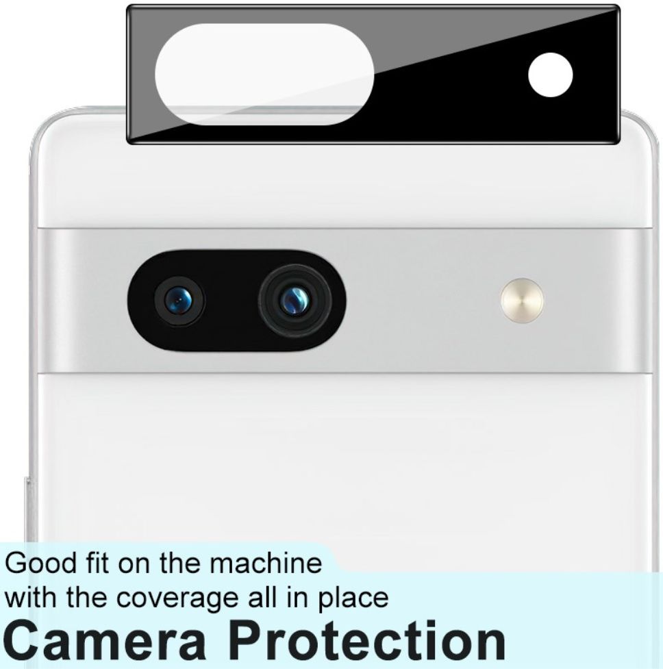 Imak Google Pixel 7a Camera Lens Protector Tempered Glass Zwart afbeelding 4