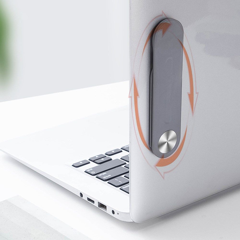 Universele Magnetische Telefoonhouder Laptop/MacBook/Monitor Zwart afbeelding 4