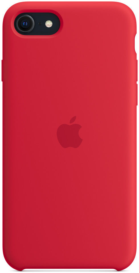 Origineel Apple iPhone SE (2022 / 2020) Hoesje Silicone Case Rood afbeelding 4