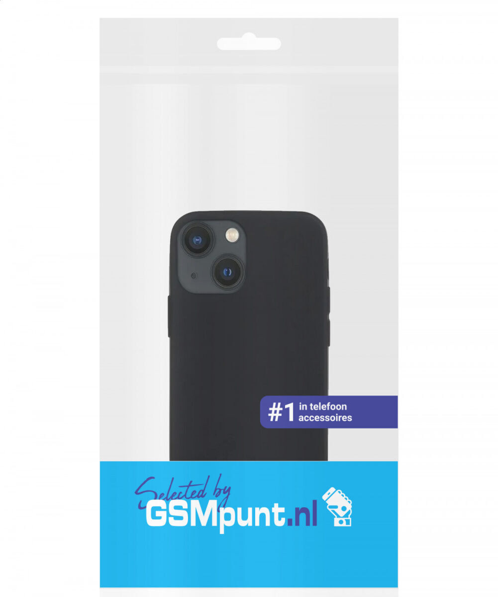 Apple iPhone 14 Plus Hoesje Dun TPU Matte Back Cover Zwart afbeelding 10