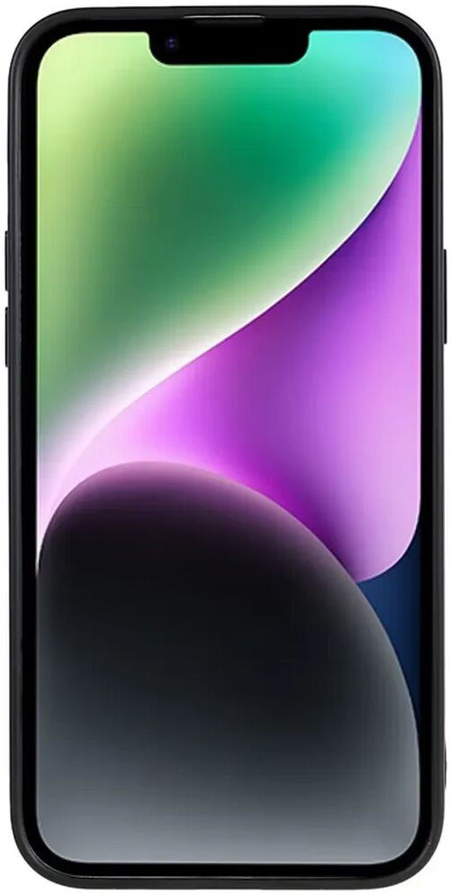 Apple iPhone 14 Plus Hoesje Dun TPU Matte Back Cover Zwart afbeelding 3