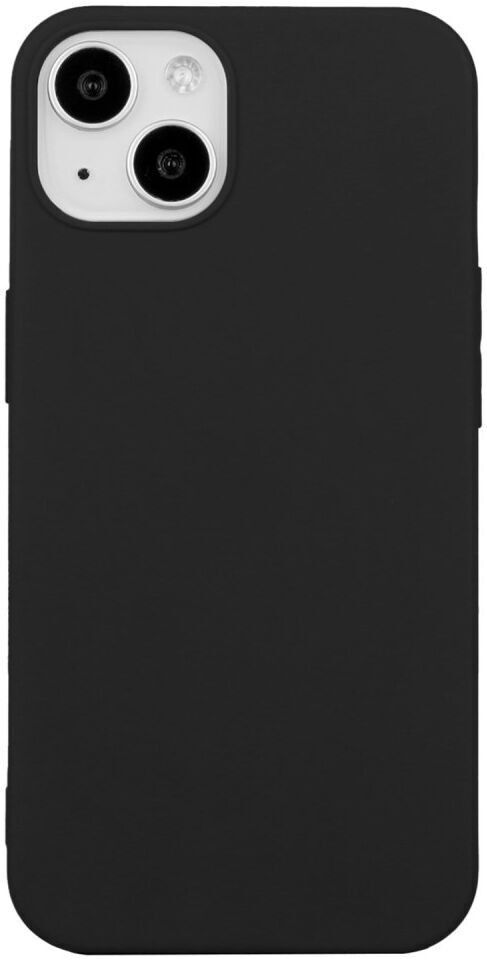 Apple iPhone 14 Plus Hoesje Dun TPU Matte Back Cover Zwart afbeelding 7