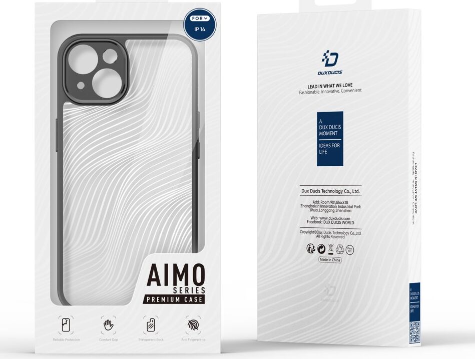 Dux Ducis Aimo Apple iPhone 14 Hoesje Back Cover Zwart afbeelding 10