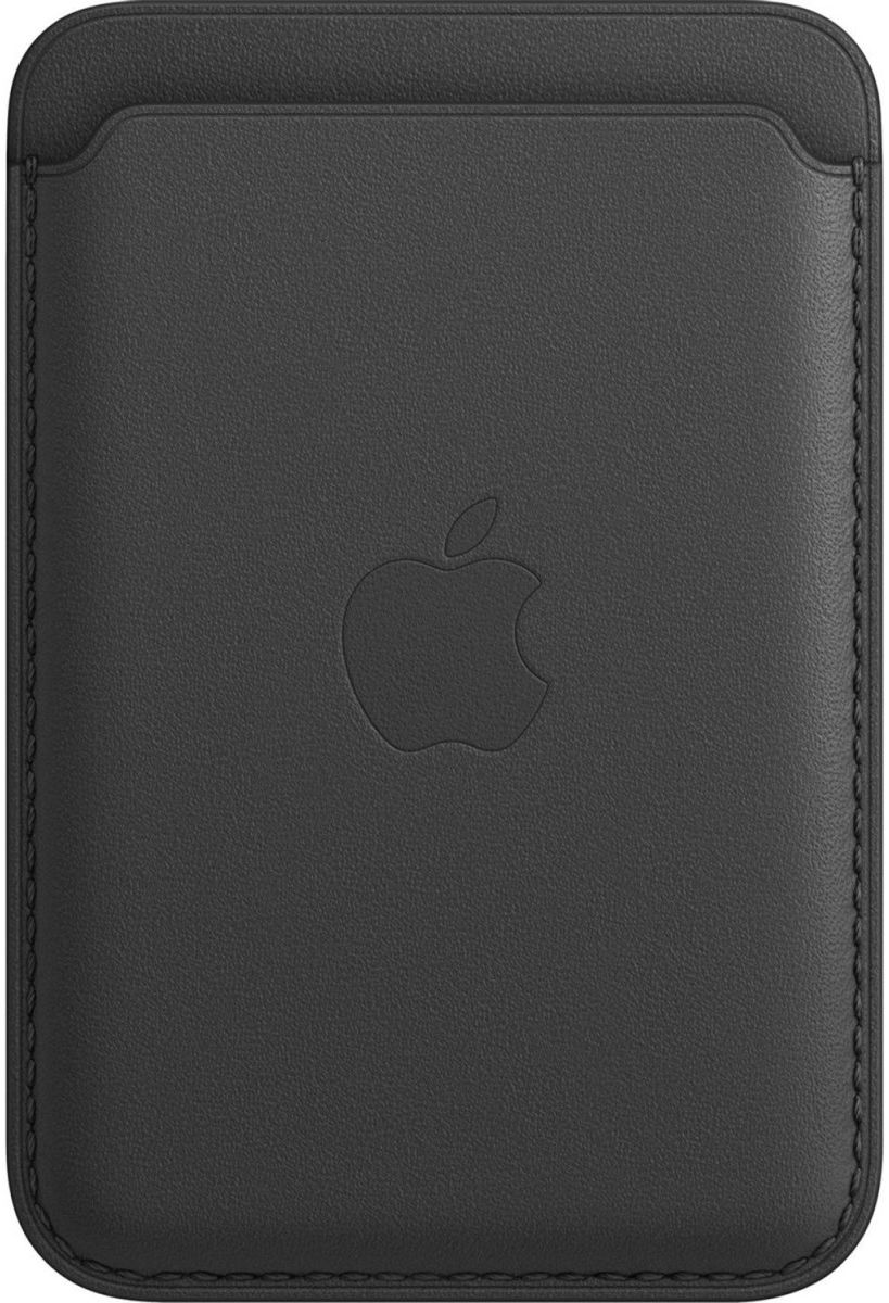 Originele Apple Leather Wallet MagSafe Kaarthouder/Portemonnee Zwart afbeelding 2