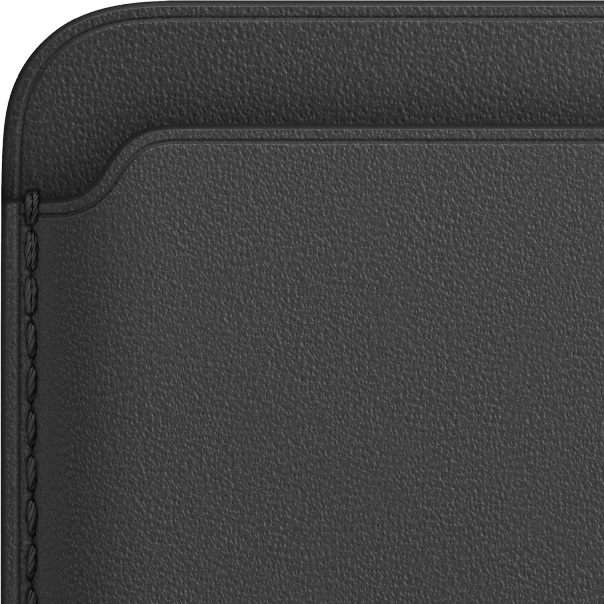 Originele Apple Leather Wallet MagSafe Kaarthouder/Portemonnee Zwart afbeelding 3