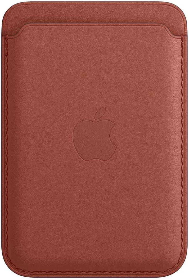 Originele Apple Leather Wallet MagSafe Kaarthouder/Portemonnee Rood afbeelding 3