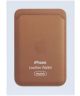 Originele Apple Leather Wallet MagSafe Kaarthouder/Portemonnee Bruin