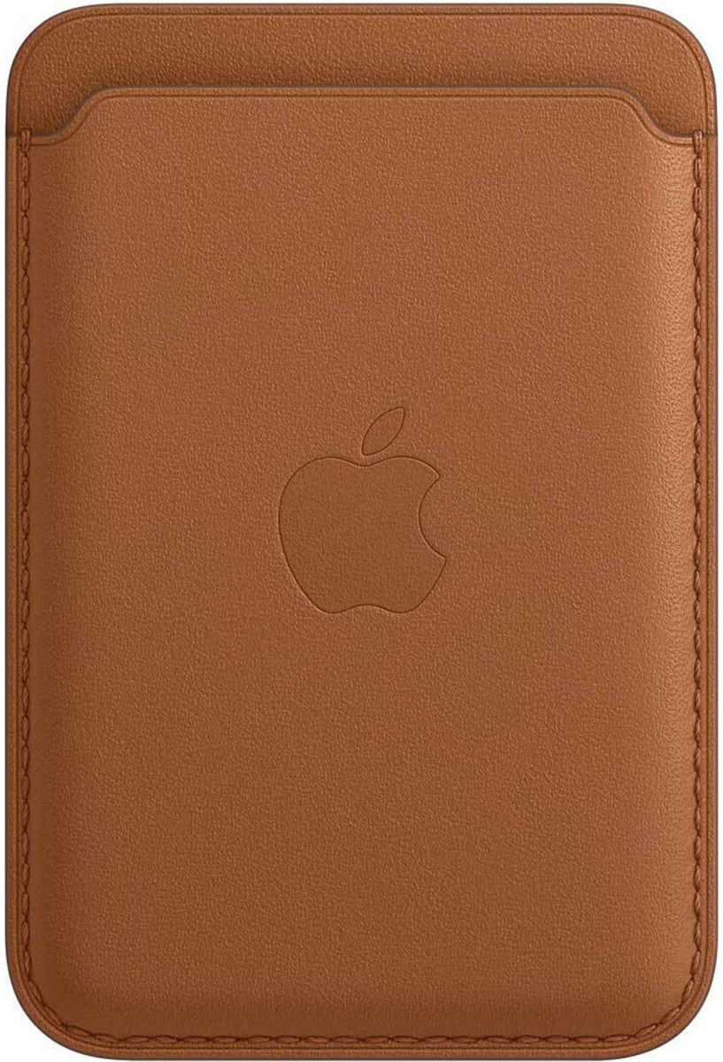 Originele Apple Leather Wallet MagSafe Kaarthouder/Portemonnee Bruin afbeelding 2