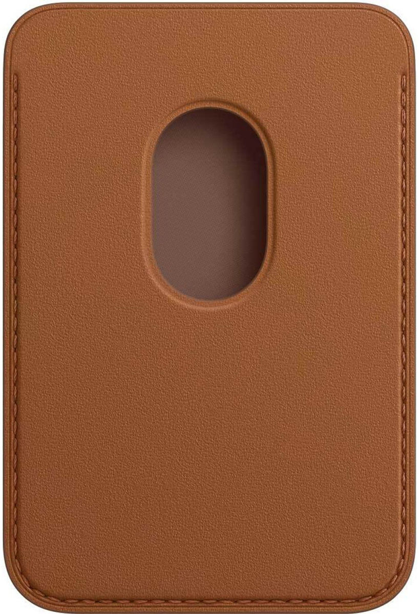 Originele Apple Leather Wallet MagSafe Kaarthouder/Portemonnee Bruin afbeelding 3