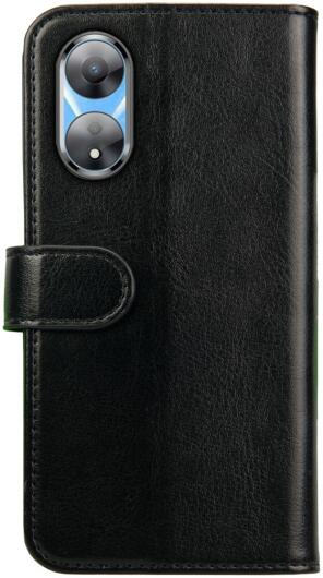 Rosso Element Oppo A58 5G / A78 Hoesje Book Cover Wallet Zwart afbeelding 2