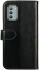 Rosso Element Nokia G22 Hoesje Book Cover Wallet Zwart afbeelding 2