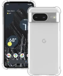 Google Pixel 8 Hoesje Schokbestendig en Dun TPU Transparant