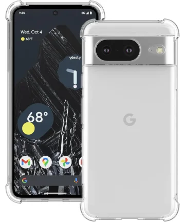 Google Pixel 8 Hoesje Schokbestendig en Dun TPU Transparant Hoesjes