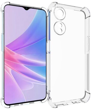 Oppo A58 5G / A78 Hoesje Schokbestendig TPU Back Cover Transparant Hoesjes