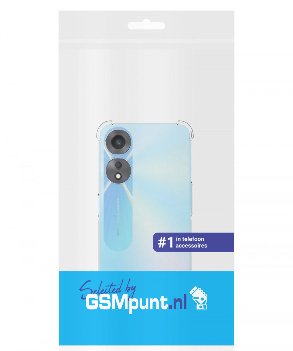 Oppo A58 5G / A78 Hoesje Schokbestendig TPU Back Cover Transparant afbeelding 15