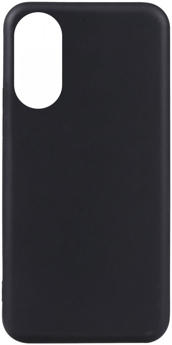 Oppo A58 5G / A78 Hoesje Dun TPU Matte Back Cover Zwart afbeelding 4