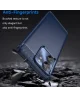 Motorola Edge 40 Hoesje Geborsteld TPU Flexibele Back Cover Blauw